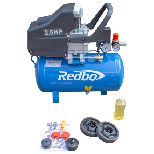 Компрессор масляный Redbo ACO-25/1600 коаксиальный, 1,6кВт, 198л/мин, 25л 39777 фото 3