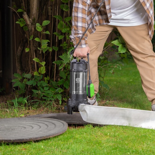 Фекальный насос СФН1100-Н, 1100 Вт, напор 10 м, 18000 л/ч, нож Сибртех фото 13