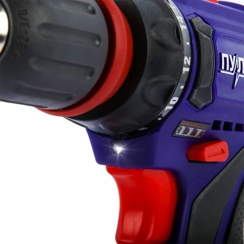 Аккумуляторная дрель-шуруповерт ПУЛЬСАР ДА 12-2П 792-681 фото 6