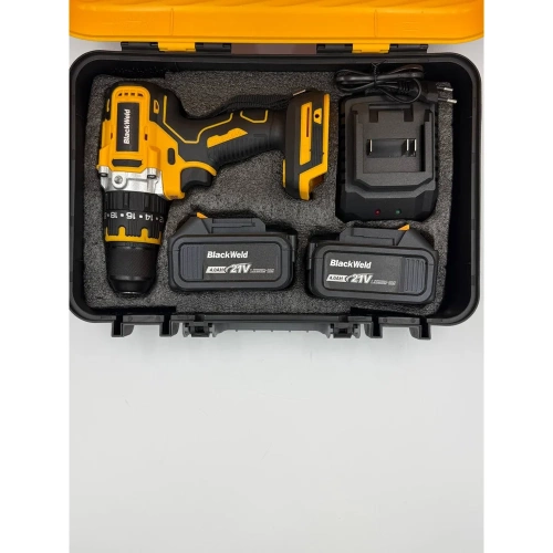 Ударная бесщеточная аккумуляторная дрель-шуруповерт BlackWeld Z02-10-2B 21V 2.0Ah 150184 фото 6