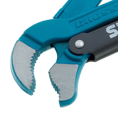 Ключ трубный рычажный 1, №1, цельнокованый, CrV, тип "S" Gross фото 3