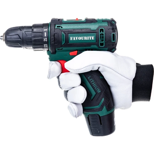 Акк. дрель-шуруповёрт FAVOURITE DC 1202 PROMO 12В, 2Ач, 25Нм Li-ion 101101202 фото 5 Акк. дрель-шуруповёрт FAVOURITE DC 1202 PROMO 12В, 2Ач, 25Нм Li-ion 101101202 фото 5