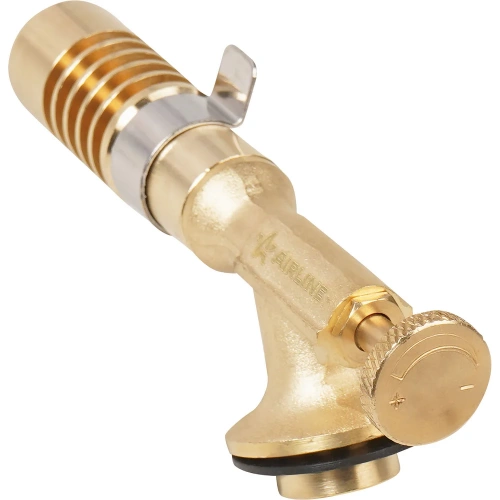 Горелка газовая Airline на резьбовой баллон, ручн.поджиг, сопло D20x60мм, регулятор воздуха, латунный клапан ADGT023 фото 7