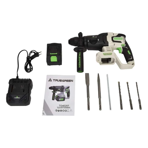 Аккумуляторная ударная дрель (перфоратор) 20 В TRUEGREEN TG4E207 фото 8