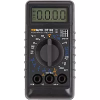Цифровой мультиметр TopAuto звуковая прозвонка цепи, компактный в блистере DT182