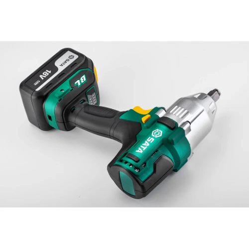 Гайковерт аккумуляторный бесщеточный ударный Sata 580 Нм. SC51074 фото 6 Гайковерт аккумуляторный бесщеточный ударный Sata 580 Нм. SC51074 фото 6