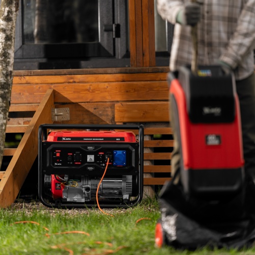 Генератор бензиновый RS-7000, 6 кВт, 230В, ручной стартер MTX фото 27