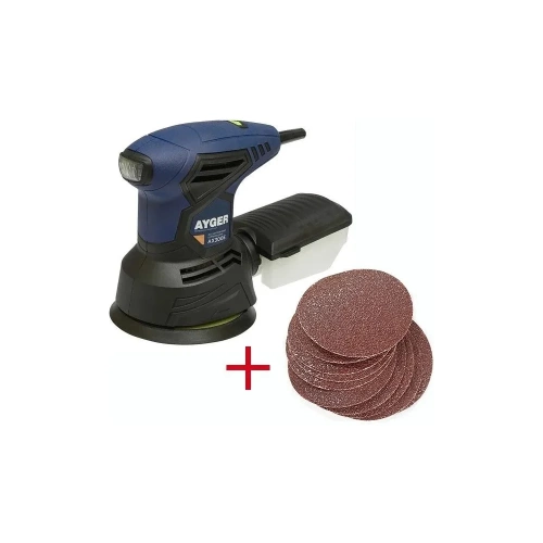 Эксцентриковая шлифмашина AYGER 1 шт AX300E фото 3 Эксцентриковая шлифмашина AYGER 1 шт AX300E фото 3