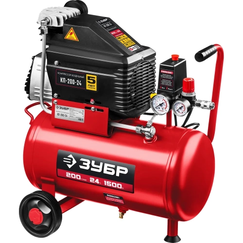 Безмасляный компрессор 1500 Вт, 200 л/мин ЗУБР КП-200-24 Н6 фото 3 Безмасляный компрессор 1500 Вт, 200 л/мин ЗУБР КП-200-24 Н6 фото 3