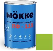 Эмаль алкидная Mokke ПФ-115 салатовая 5 кг