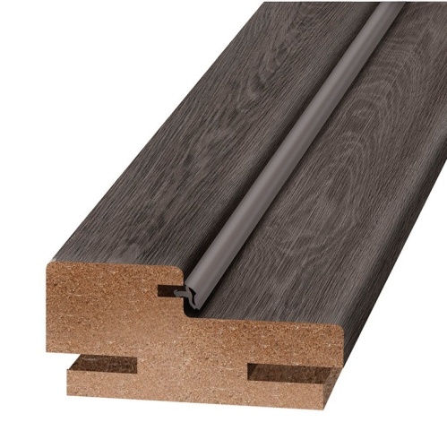 Брус дверной телескопический коробочный экошпон Olovi Дуб графит с уплотнителем без фурнитуры без притвора 2050х70х28 мм