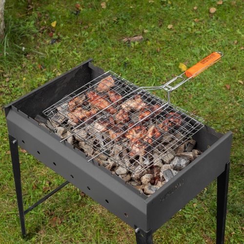 Решетка гриль 300 х 400 мм, хромированная Camping Palisad фото 8