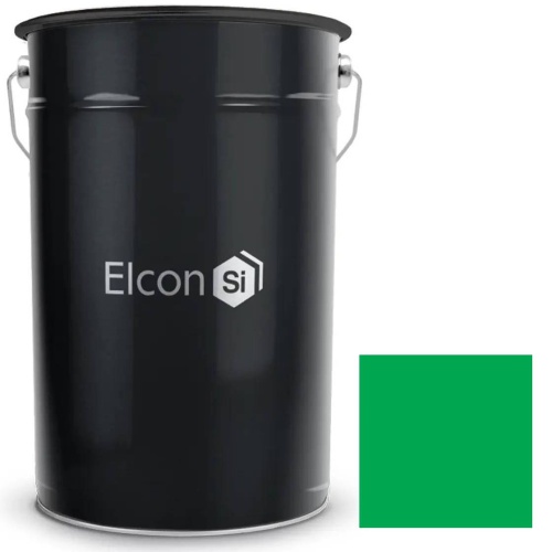 Эмаль термостойкая Elcon Max Therm 700 градусов зелёная 25 кг