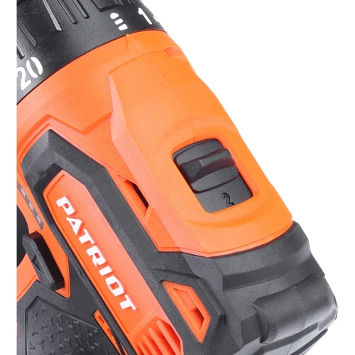 Дрель-шуруповерт аккумуляторная Patriot BR 368Li две АКБ Li Ion 12В 2 0 Ач 45Нм 2 скорости 180201368 фото 11