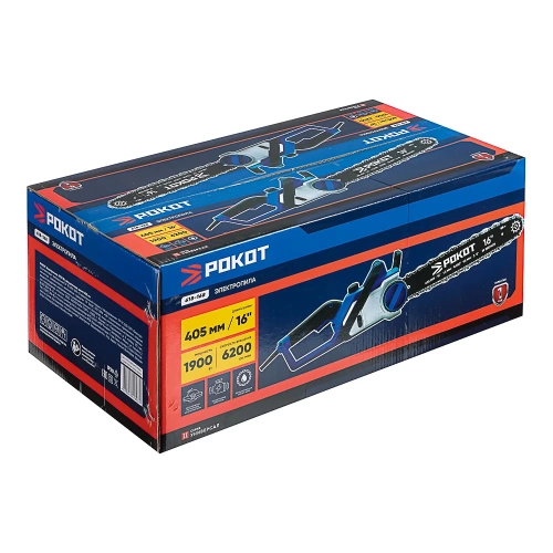 Электропила РОКОТ 1900 Вт, бесщеточная, шина 405мм 618-168 фото 9