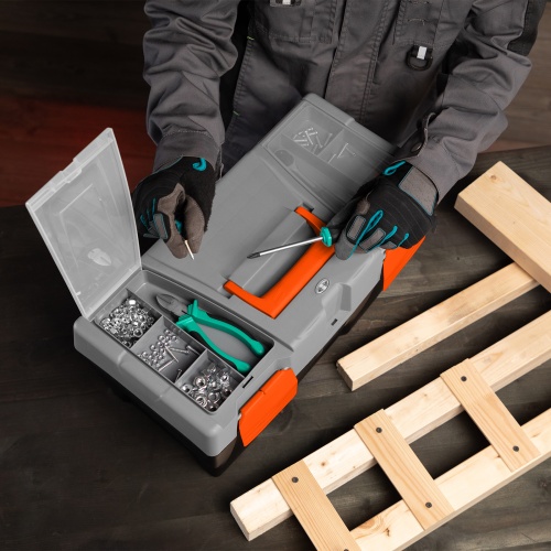 Ящик для инструмента 20", 500 х 260 х 260 мм, пластик Stels фото 21 Ящик для инструмента 20", 500 х 260 х 260 мм, пластик Stels фото 21