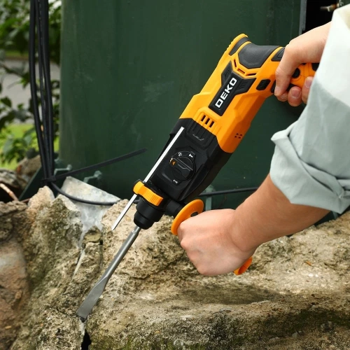 Сетевой перфоратор DEKO DKH900 в кейсе с набором из 5 буров SDS+, 850 Вт 083-1044 фото 6 Сетевой перфоратор DEKO DKH900 в кейсе с набором из 5 буров SDS+, 850 Вт 083-1044 фото 6