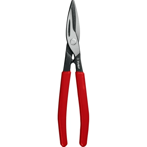 Прямые ножницы по металлу ЗУБР 250 мм, длина режущей кромки 55 мм 23015-25_z02 фото 4