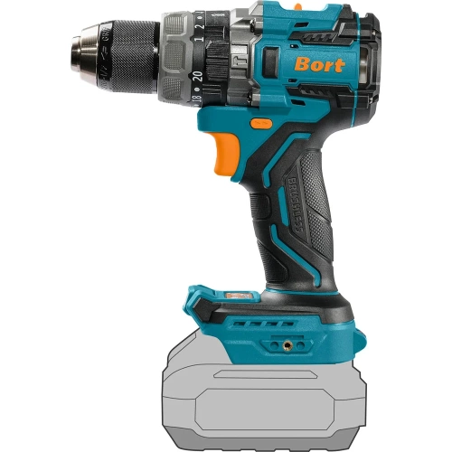 Дрель-шуруповерт аккумуляторная ударная BORT BAB-21X (без АКБ и ЗУ) 93414929 фото 4 Дрель-шуруповерт аккумуляторная ударная BORT BAB-21X (без АКБ и ЗУ) 93414929 фото 4
