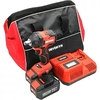 Аккумуляторный гайковерт DEVON 2 АКБ 4 Ач, ЗУ, сумка, 5733-Li-20S2-SET