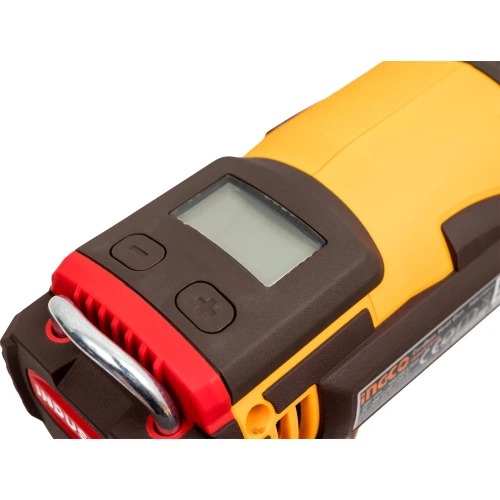 Фен аккумуляторный INGCO 20В ЖК-дисплей 1хАКБ 5Ач и ЗУ INDUSTRIAL HGLI20035 фото 7 Фен аккумуляторный INGCO 20В ЖК-дисплей 1хАКБ 5Ач и ЗУ INDUSTRIAL HGLI20035 фото 7