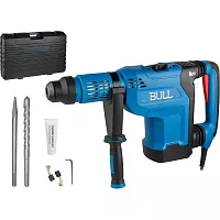 Перфоратор BULL BH 5001 в чем. 1500Вт, 5-15Дж, 50мм, 2 реж. + 1 зуб., 1 сверло, SDS-max, рег. об. 1333955