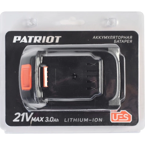 Батарея аккумуляторная PB BR 21V(Max) Li-ion UES 3.0 Ah, тонкая зарядка Patriot 180301123 фото 8 Батарея аккумуляторная PB BR 21V(Max) Li-ion UES 3.0 Ah, тонкая зарядка Patriot 180301123 фото 8