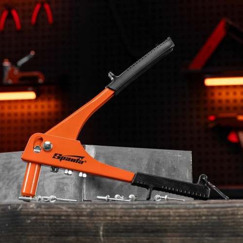 Заклепочник SPARTA 225 мм заклепки 2,4-3,2-4,0-4,8 мм// 40711 фото 7 Заклепочник SPARTA 225 мм заклепки 2,4-3,2-4,0-4,8 мм// 40711 фото 7