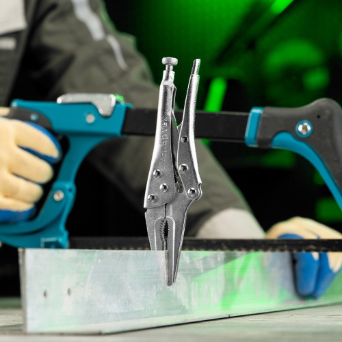 Зажим ручной, удлиненный захват, 170 мм Сибртех фото 11