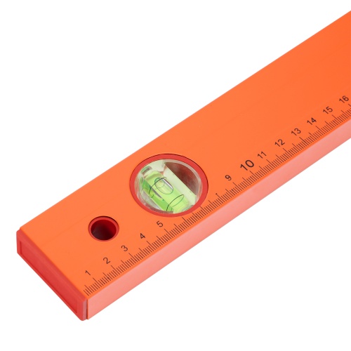 Уровень алюминиевый, 800 мм, 3 глазка, желтый, линейка Sparta фото 3