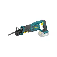 Пила сабельная аккумуляторная FIT 20 В, 0-3000 ход/мин, 26 мм, рез. накл., коробка 79918