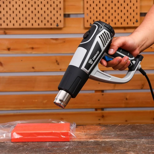 Фен строительный DEKO HG2450 в кейсе, с плавной регулировкой, 2450 Вт 085-1130 фото 10