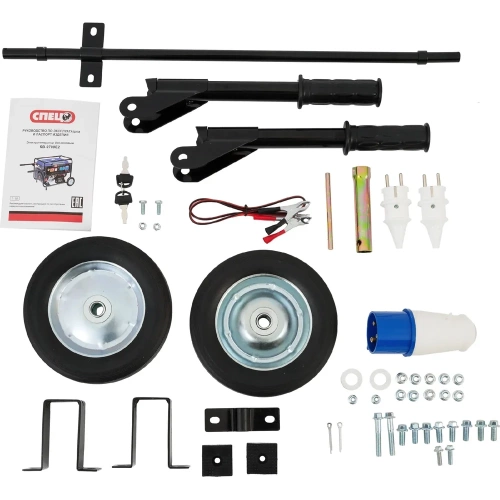 Бензиновый генератор Спец SB-9500E2 1 фаза, ном/макс=7,8кВт/8,0кВт, розетки 216А+32А, электростартер+аккум+колеса+ручки СПЕЦ-SB-9500Е2 фото 6 Бензиновый генератор Спец SB-9500E2 1 фаза, ном/макс=7,8кВт/8,0кВт, розетки 216А+32А, электростартер+аккум+колеса+ручки СПЕЦ-SB-9500Е2 фото 6