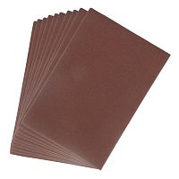 Шлифлист на тканевой основе, зернистость № 4, 240 х 170 мм, 10 шт, водостойкий, "БАЗ"