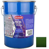 Эмаль Pufas Decoself ПФ-115 зеленая 5 кг