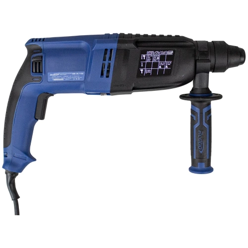 Перфоратор электрический Redbo RHD-26/1150 (1150Вт, 26мм, три режима, 2,6Дж, 0-1100об/мин, кейс) 39837 фото 8