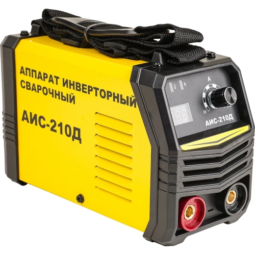 Инвертор сварочный СПЕЦ АИС-210Д, дисплей, 230 В, А20-210, электр. 1,6-4 мм (акс.в компл.) + краги 4188/И-8079-И фото 9