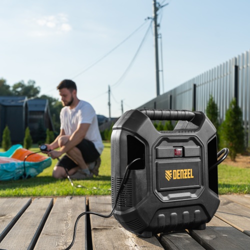 Компрессор воздушный DL1100 1.1 кВт, 180 л/мин, с набором аксессуаров Denzel фото 36