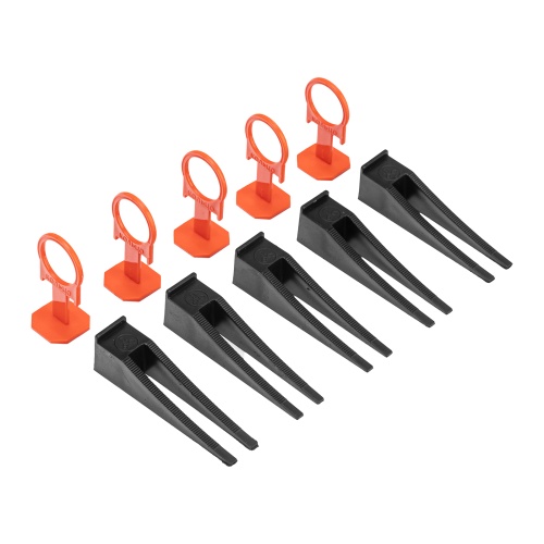 Комплект зажим и клин для системы выравнивания плитки СВП Кольцо, 40/40 шт. в пакете Сибртех фото 2