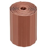Бордюрная лента, 15 х 900 см, полипропиленовая, коричневая, Palisad