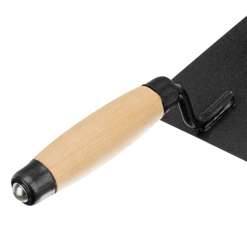 Кельма отделочника, стальная, деревянная усиленная ручка фото 4