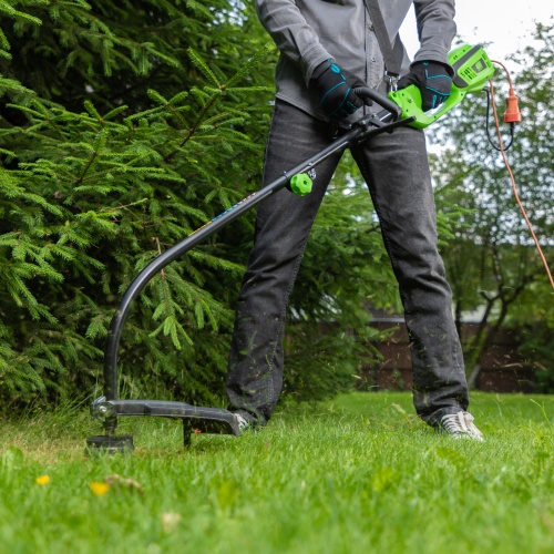 Триммер электрический ЭКИ-1100, 1100 Вт, 350 мм, катушка, разборная штанга Сибртех фото 14