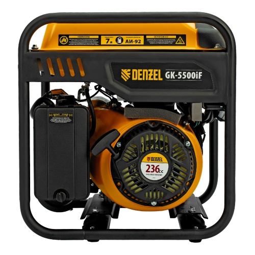 Генератор инверторный GK-5500iF, 5,5 кВт, 230 В, ручной старт DENZEL фото 10