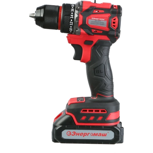 Дрель аккумуляторная бесщеточная Энергомаш 18В, 45Нм, 2x2.0Ач, ЗУ, кейс ДШ-1845 фото 8 Дрель аккумуляторная бесщеточная Энергомаш 18В, 45Нм, 2x2.0Ач, ЗУ, кейс ДШ-1845 фото 8