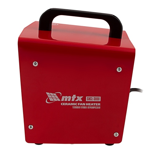 Тепловая пушка керамическая SHCL-3000, квадратная, 230 В, 480 м3/ч, 1/3 кВт// MTX фото 2