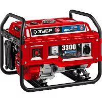 Гибридный генератор ЗУБР бензин/газ, 3300 Вт СГ-3300