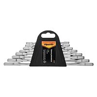 Набор ключей рожковых, 6 х 22 мм, 8 шт, хромированные Sparta