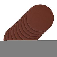 Круг абразивный на ворсовой подложке под "липучку", P 220, 125 мм, 10 шт Сибртех