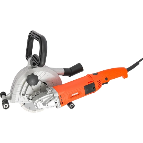 Штроборез электрический Спец ШЭМ-150/2200 2000Вт, 6500об/мин, 2 диска 150мм, штроба 40x45мм, подкл пылесоса, коробка + Диск алмазный отрезной 150*22,2*1,8мм СПЕЦ-4124/0516001 фото 4