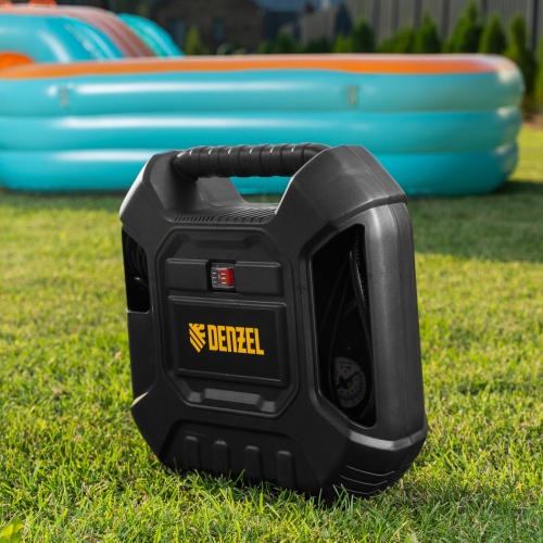 Компрессор воздушный DL1100 1.1 кВт, 180 л/мин, с набором аксессуаров Denzel фото 37